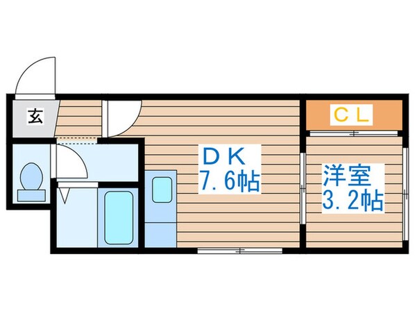 パスカル山の手の物件間取画像